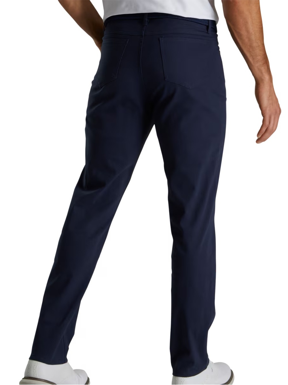 FJ FootJoy 1857 Sueded Cotton Twill 5-Pocket Golf Pants Navy 36x30 EUC - Picture 2 of 10